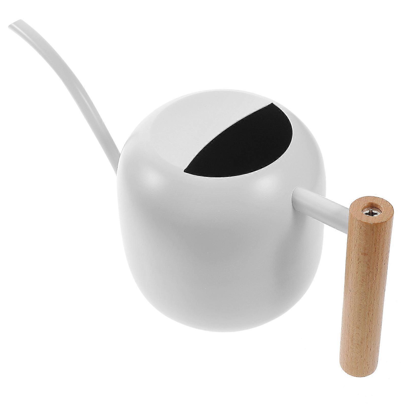 Gardening Watering Can with Wood Handle for Outdoor Use 3Pcs