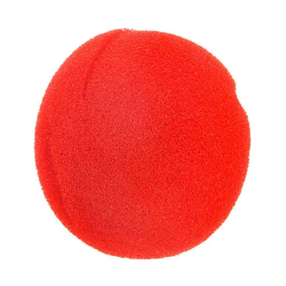 Red Sponge Clown Nose Props for Stage Performances 24Pcs Party Use