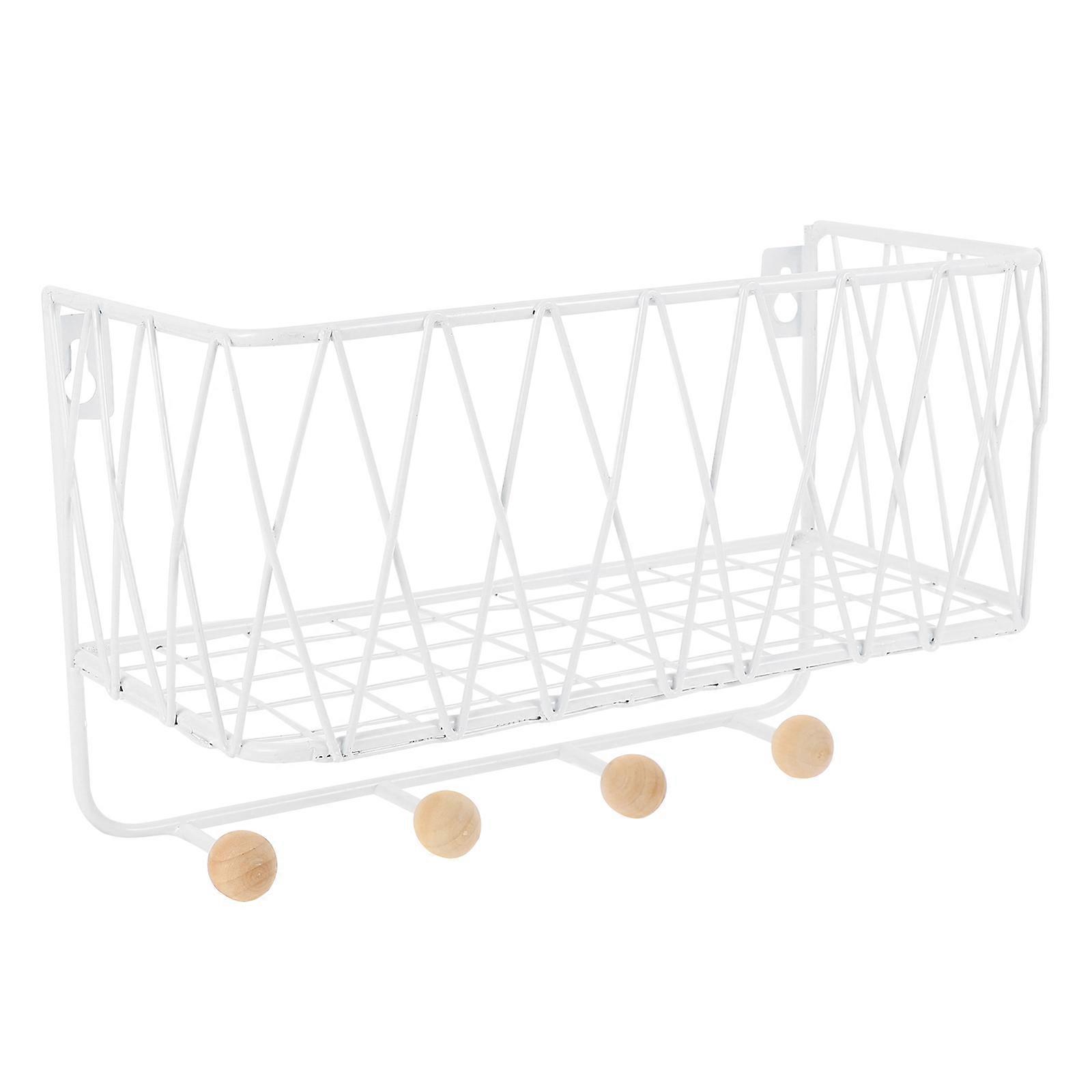 Iron Rack Single-Layer Towel Storage Rack 1Pcs for Home Organization