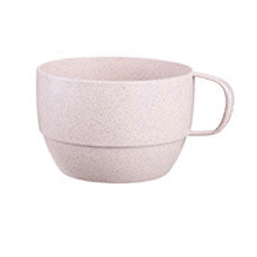 Straw Cup for Tea Creative Simple Beige Drinking Mug