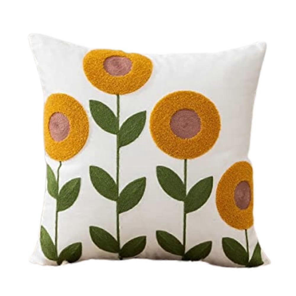 AAOMASSR Towel embroidered pillowcase home sofa pillow bedside cushion office