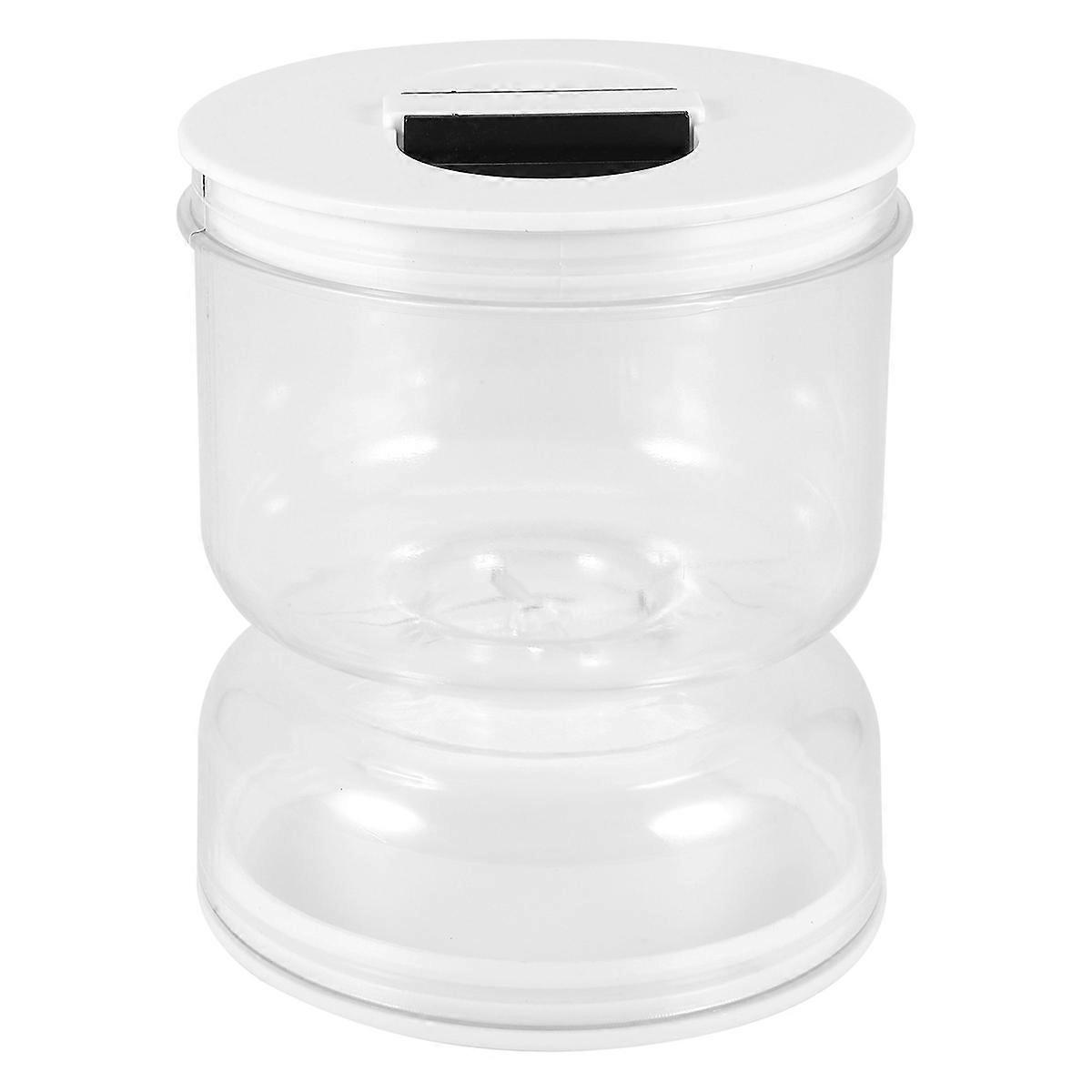 Pickle and Olive Hourglass Jar, Pickle Flip Jar Separated From Wet and Dry, Pickle Jar with Strainer