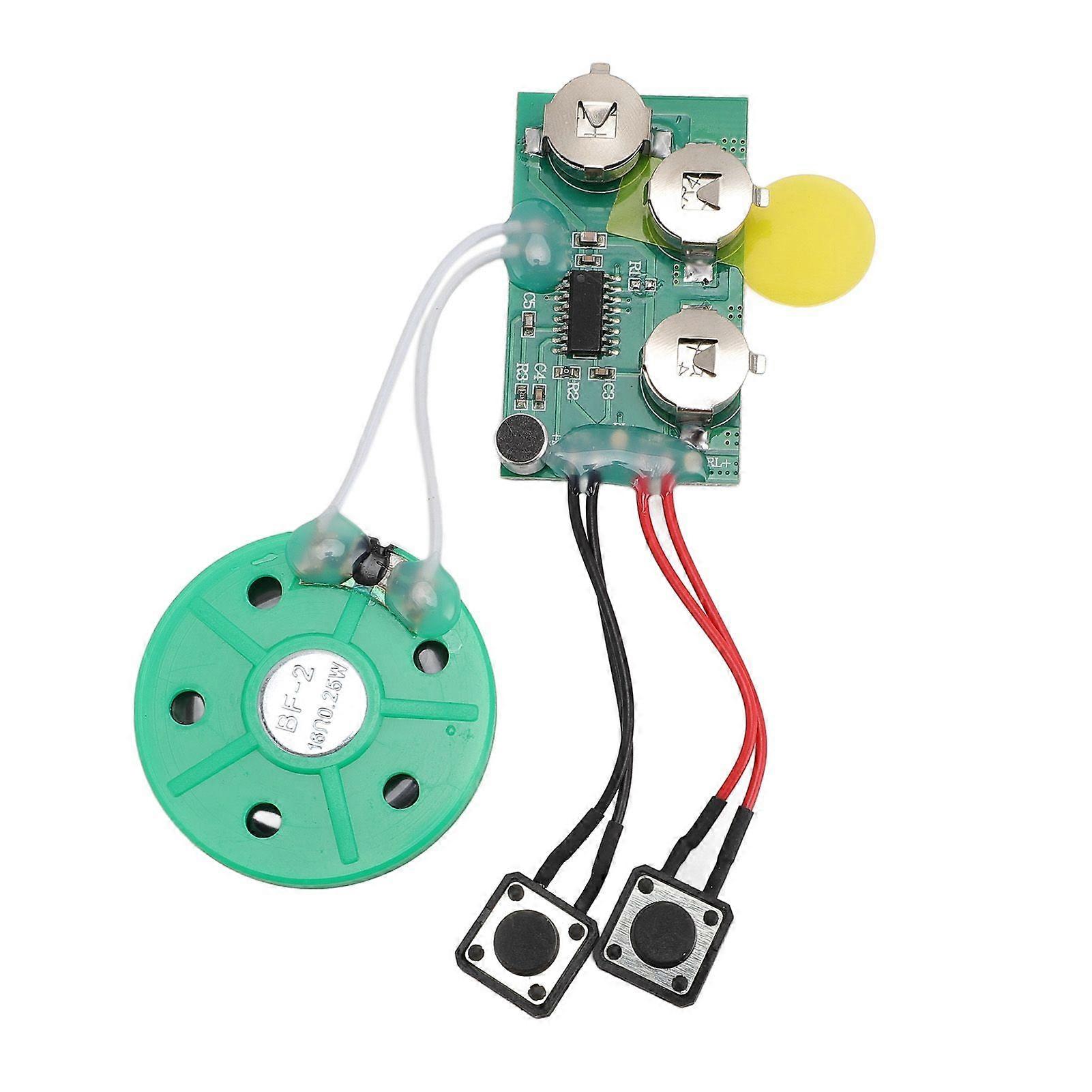 Recordable Sound Module 120s Loop Playback Battery Powered Voice Recording Module for Greeting Card