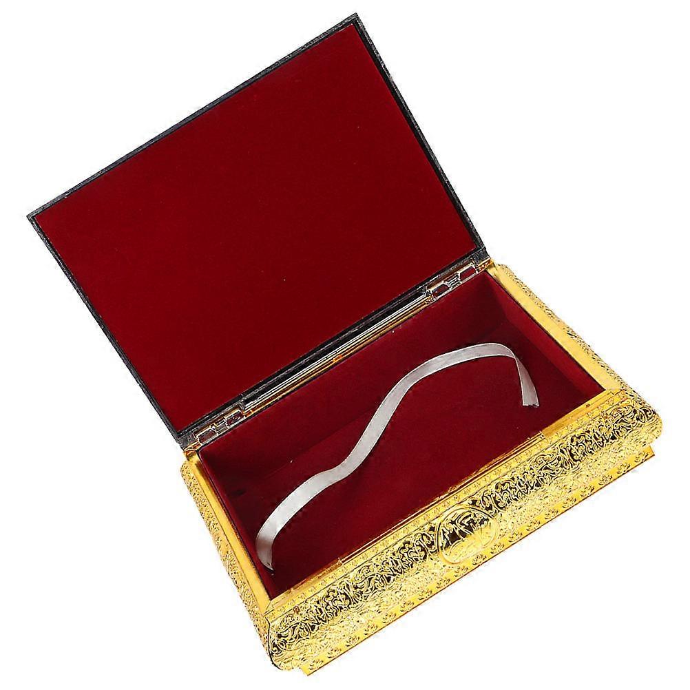 Golden Bible Storage Box 3Pcs Multi-Function Book Container for Home Use