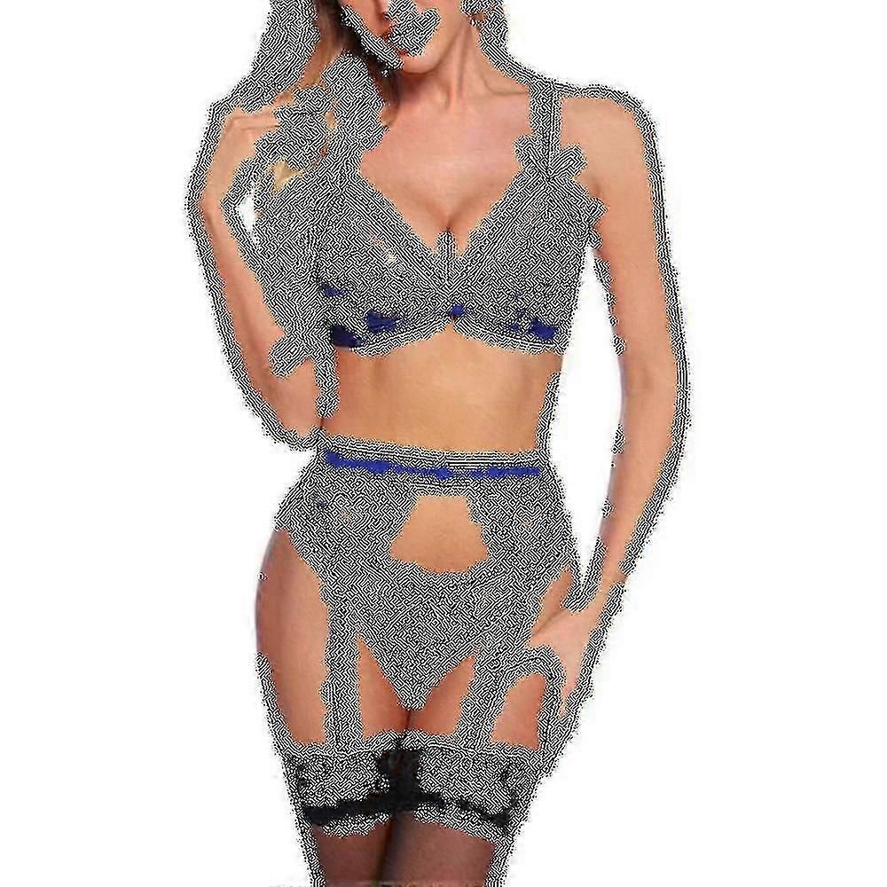 المرأة الدانتيل الرباط الملابس الداخلية مجموعة