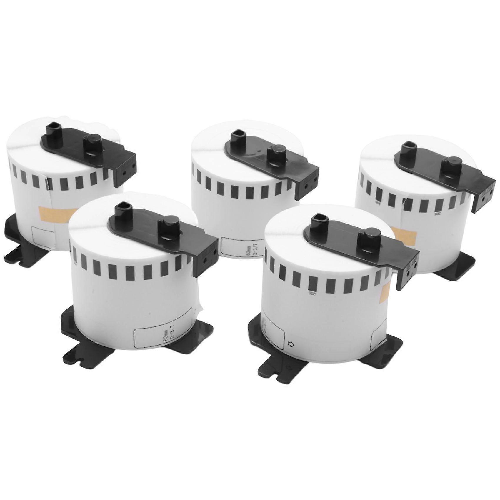 5X for Brother DK-22205 Printer Labels 62Mm Roll+Spool