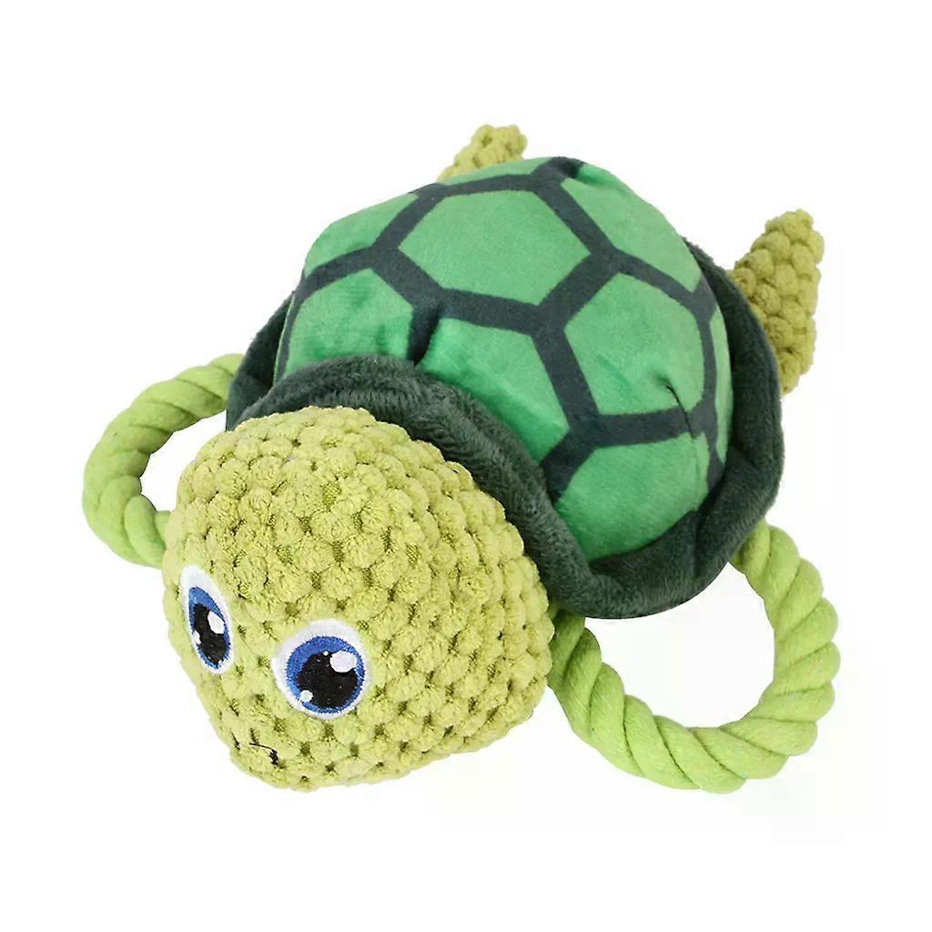 Pet Dog Teething Toy Plush Puppy Bite Durable Doll Molar Vocal Chew Toy-C