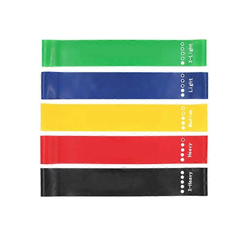 Exercise bands - Set with 5 different resistors