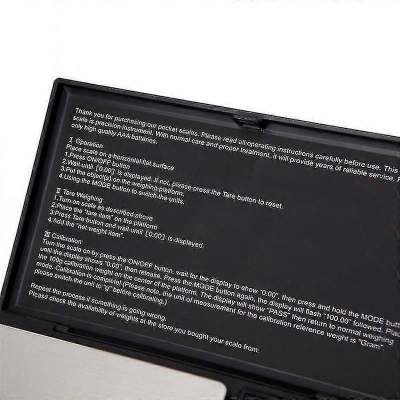 Mini Electronic Jewelry Scale With High Precision Multifunction Durable Portable Suitable For Food