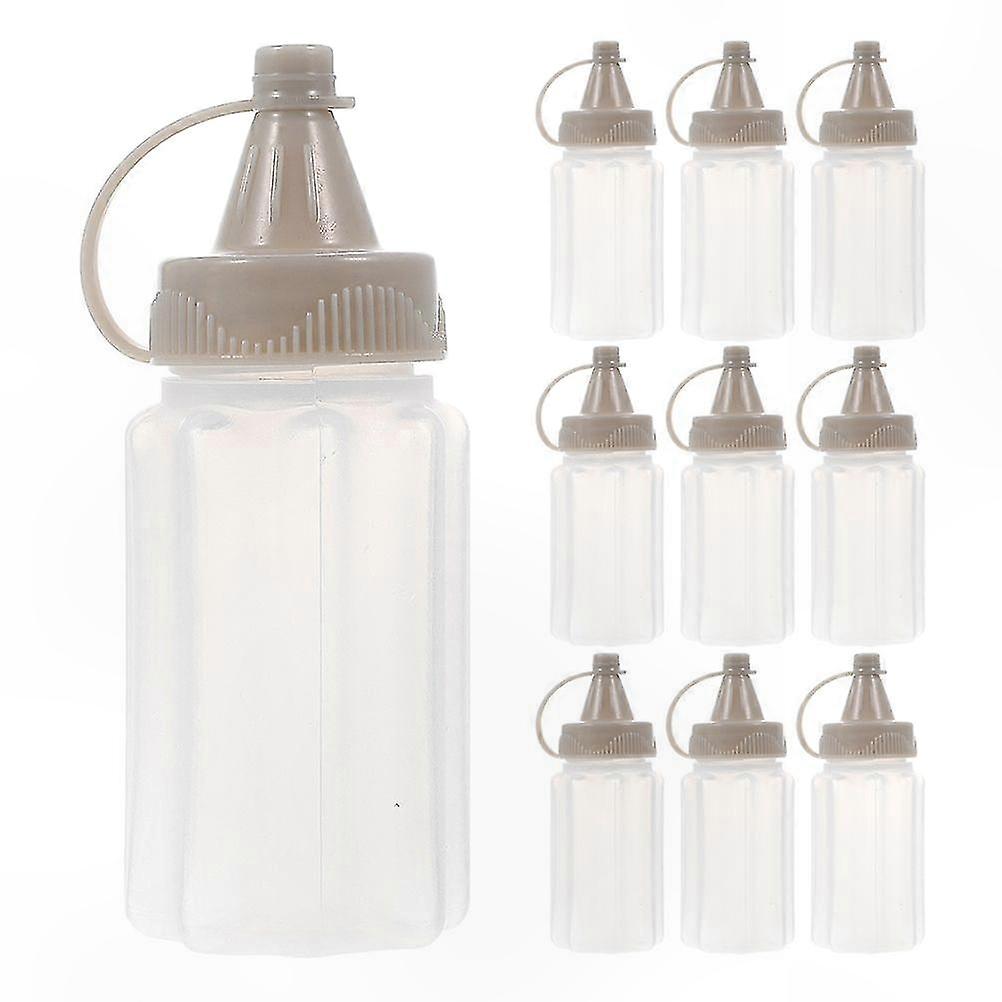 12-Pack Small Plastic Squeeze Bottles for Sauces, Dressings, and Condiments Storage Solution