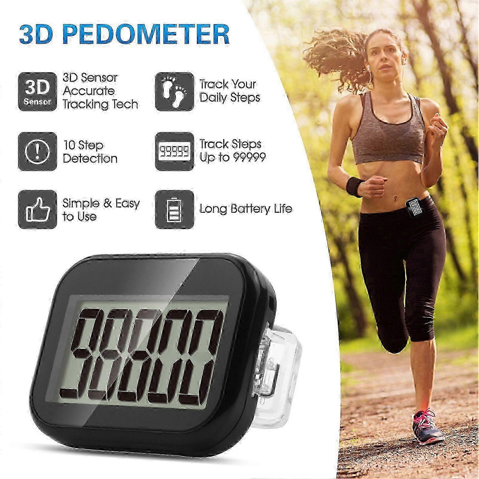 Accurate Pedometer with Large Display for All Ages