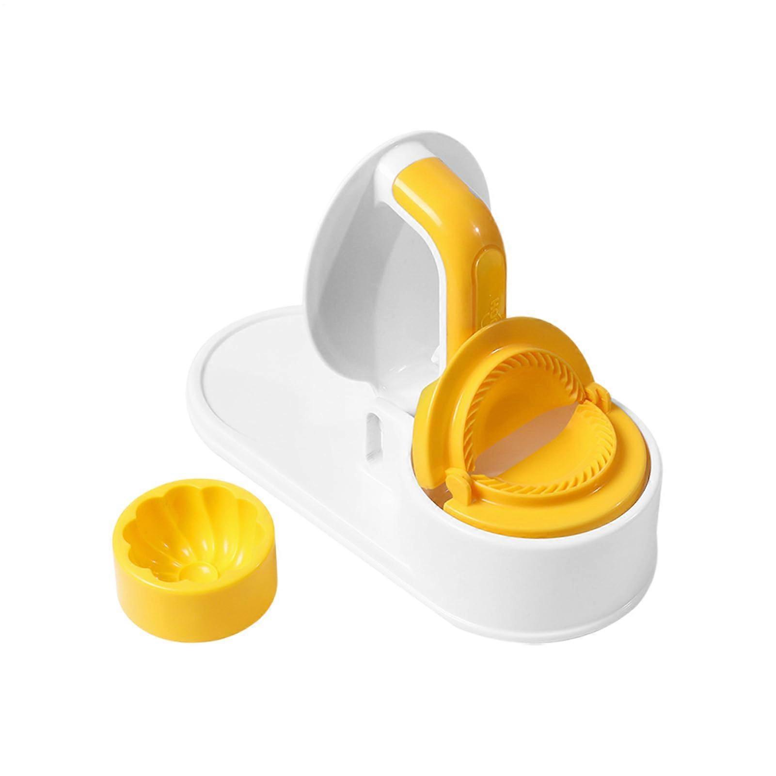 Dumpling Maker Machine Manual Pastry Wrapping Tool Multifunctional Hand Press For Wonton Ravioli White