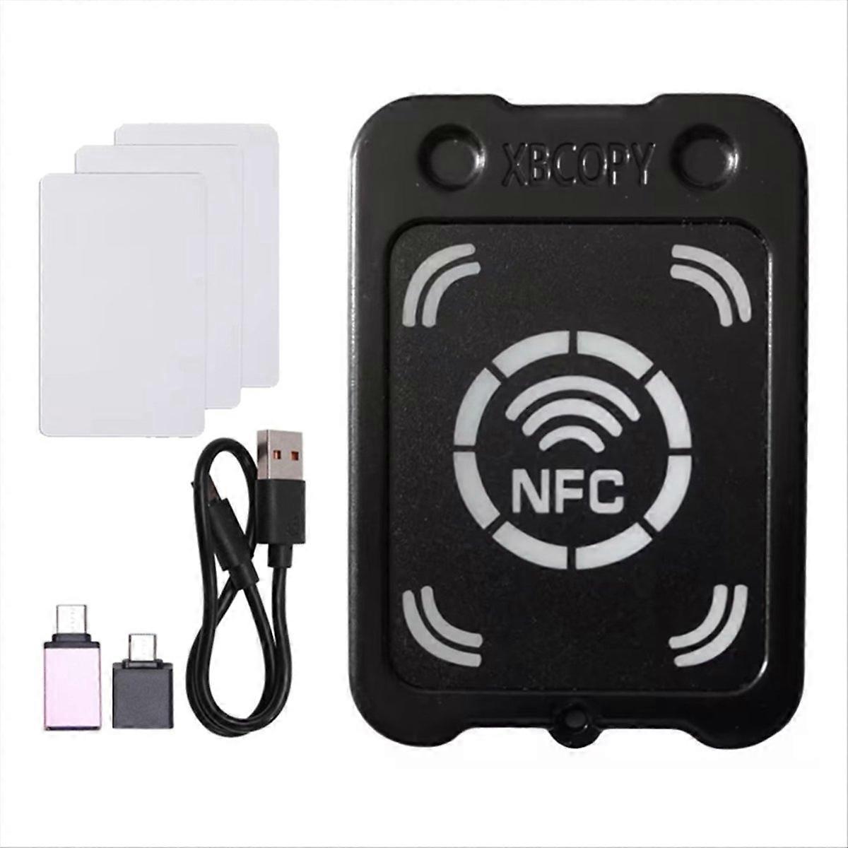 RFID Smart Chip Card Reader Copier+3xUID Card NFC Encryption Key Reader IC 13.56Mhz RFID Token Clone Duplicator