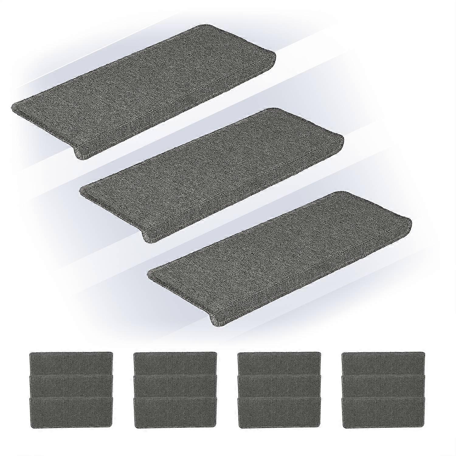 Rectangular Stair Treads Set of 15 – Non-Slip, Self-Adhesive