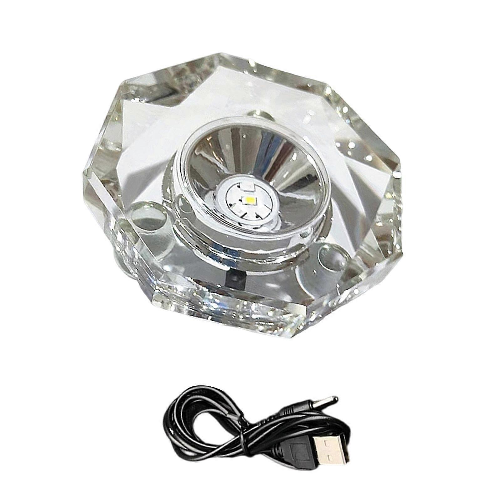 Adjustable Lighting Stand for Jewelry Presentation USB Powered Stable Base With Energy Efficient LED Bulbs Multicolor