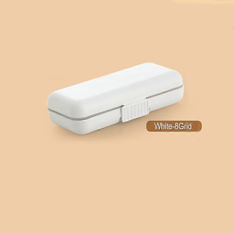 1PCS 5/8Grids Portable Safety Pill Box Tablet Splitters Medicine Dispenser Sealed Container Pill Boxs Pillbox Container
