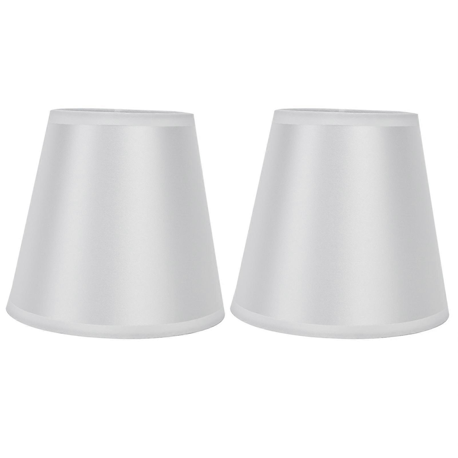 2PCS Modern Fabric Lampshade Clip On Wall Lamp Chandelier Lamp Shade for E14 Screw Table LightPT10