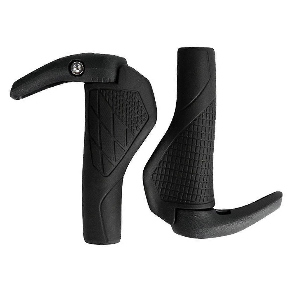 Bike Handlebar Grip Double Rubber Handle for Strong Support 1Pair