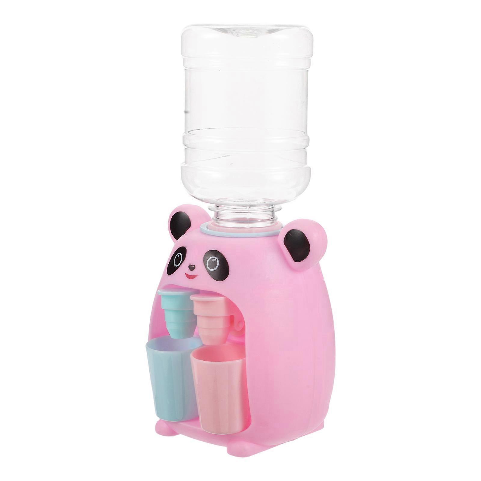 Mini Water Dispenser Toy with Dual Spout for Kids Simulation Playset