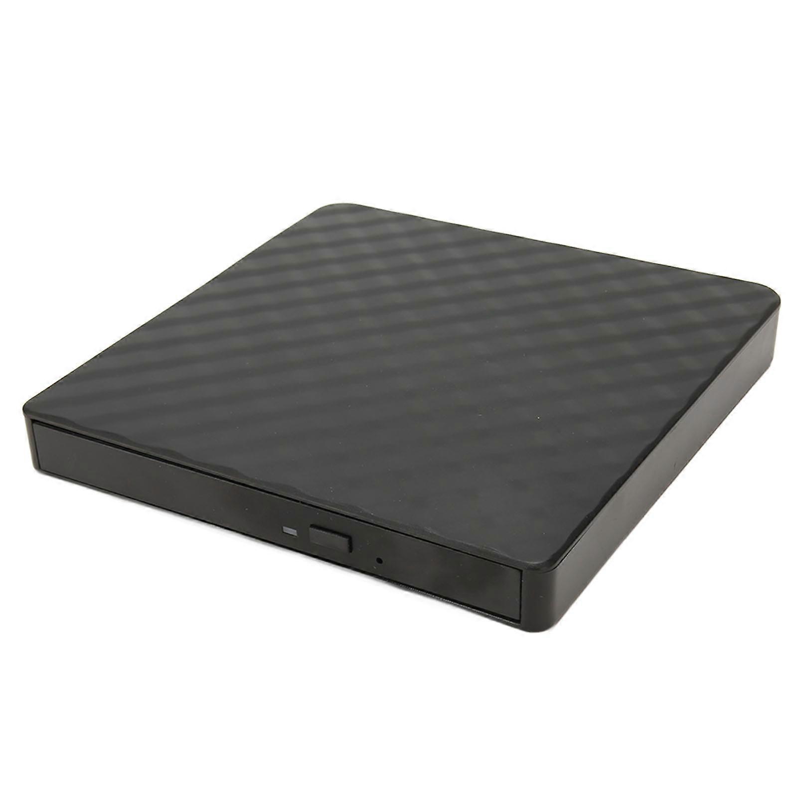 External DVD Drive USB 3.0 Type C Slim Portable CD DVD ROM Rewriter for Windows Mac Linux