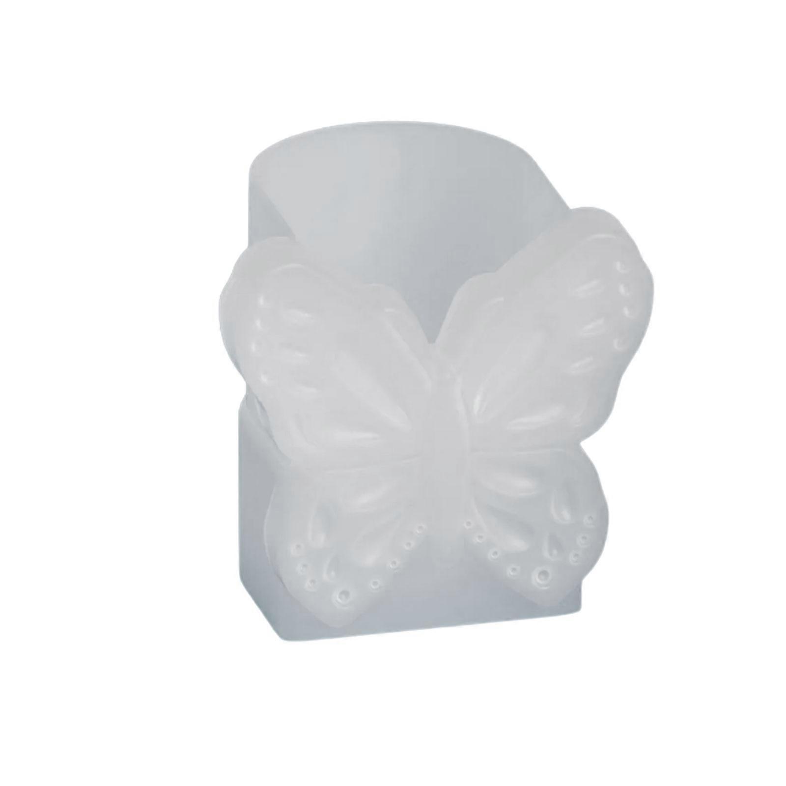 Recyclable Butterfly Plan Elastomer Storage Container Cast Thin Transportable For Telecommute Use Multicolor