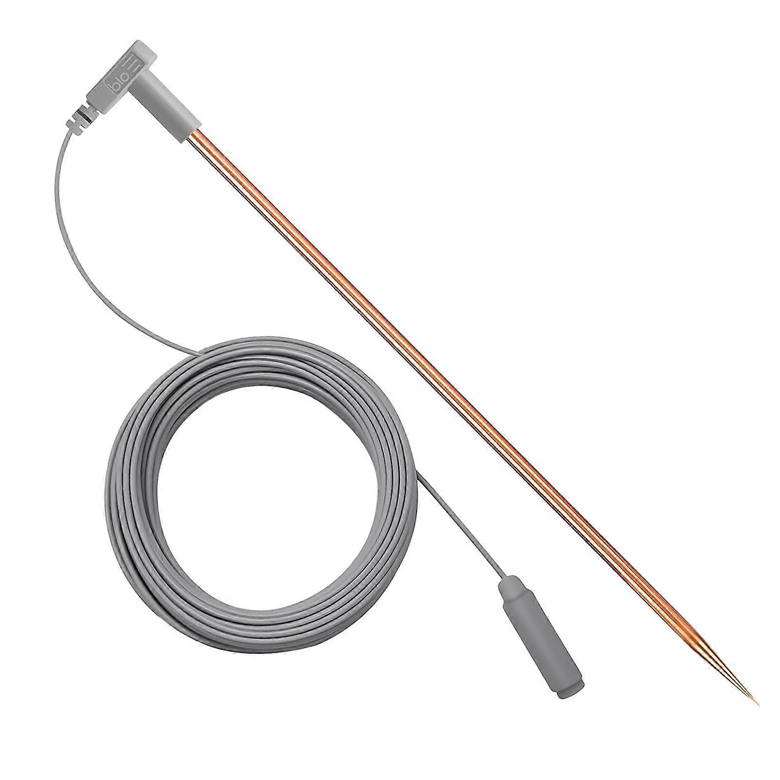 40ft Extended Grounding Cable Suitable for Earthing Mats Includes Quick Connection Designs Ground Rod for Studios Multicolor