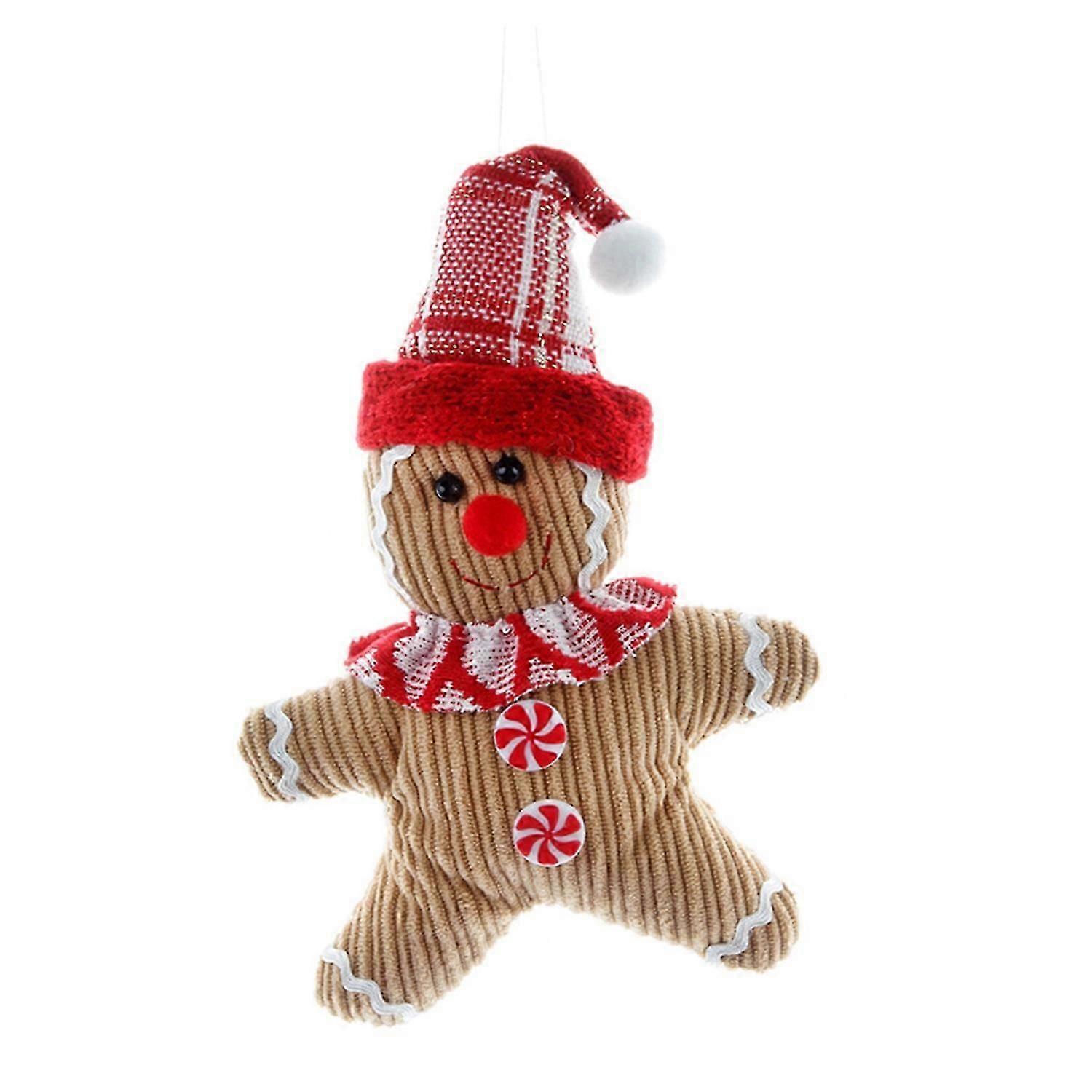 Christmas Tree Gingerbread Plush Doll Decoration