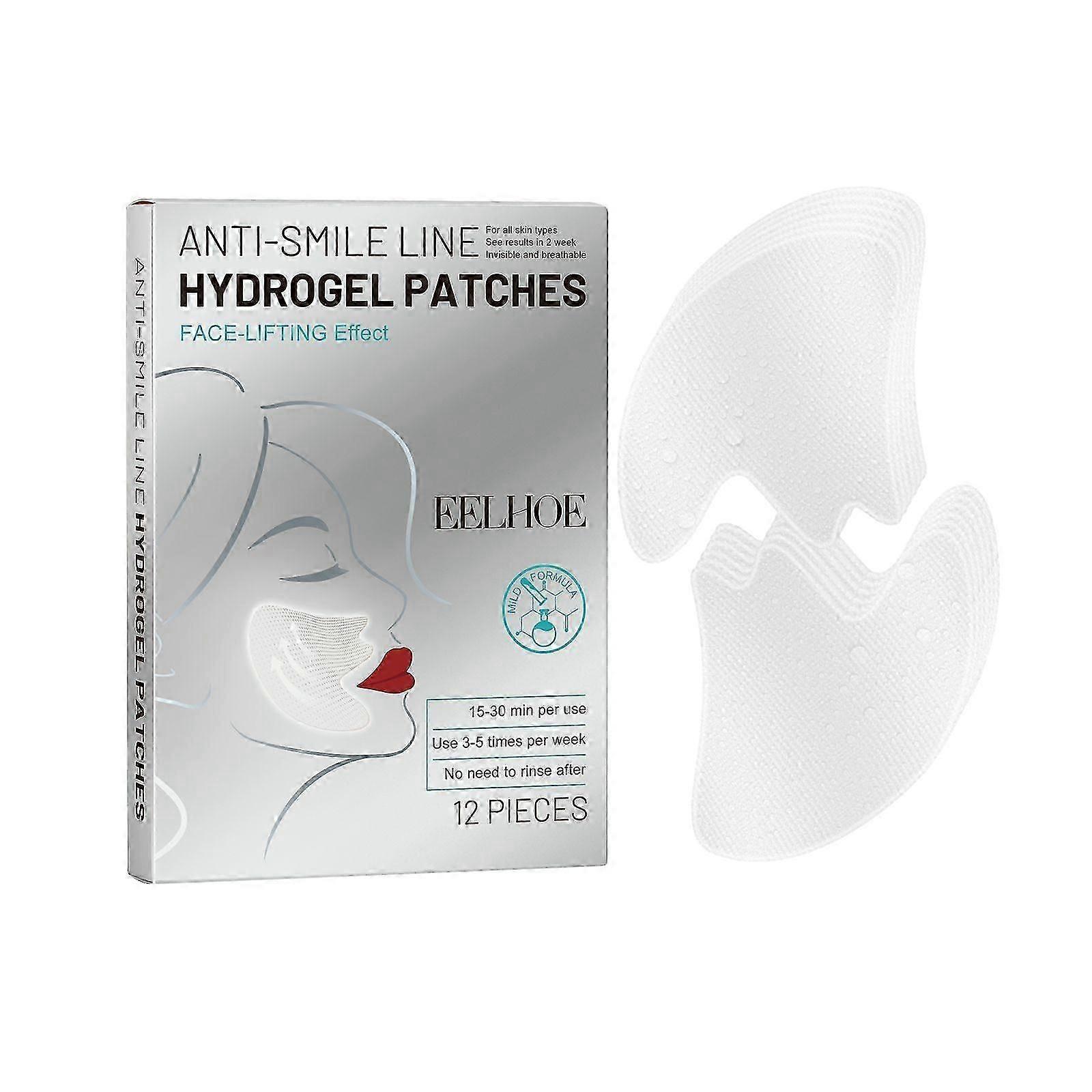 Eelhoe Smile Pattern Patch Condensate Microcrystalline French Pattern Paste Compact Fading Wrinkle Eight-Character Pattern Facial Patch