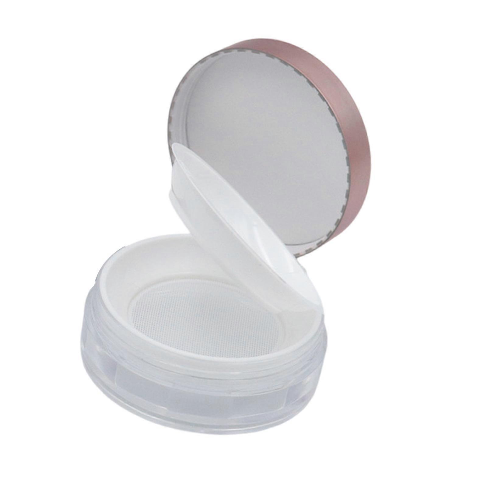 Empty Powder Puff Container with Sponge Puff  Portable Makeup Powder Container Case Refillable Foundationed BB Cream Box Multicolor