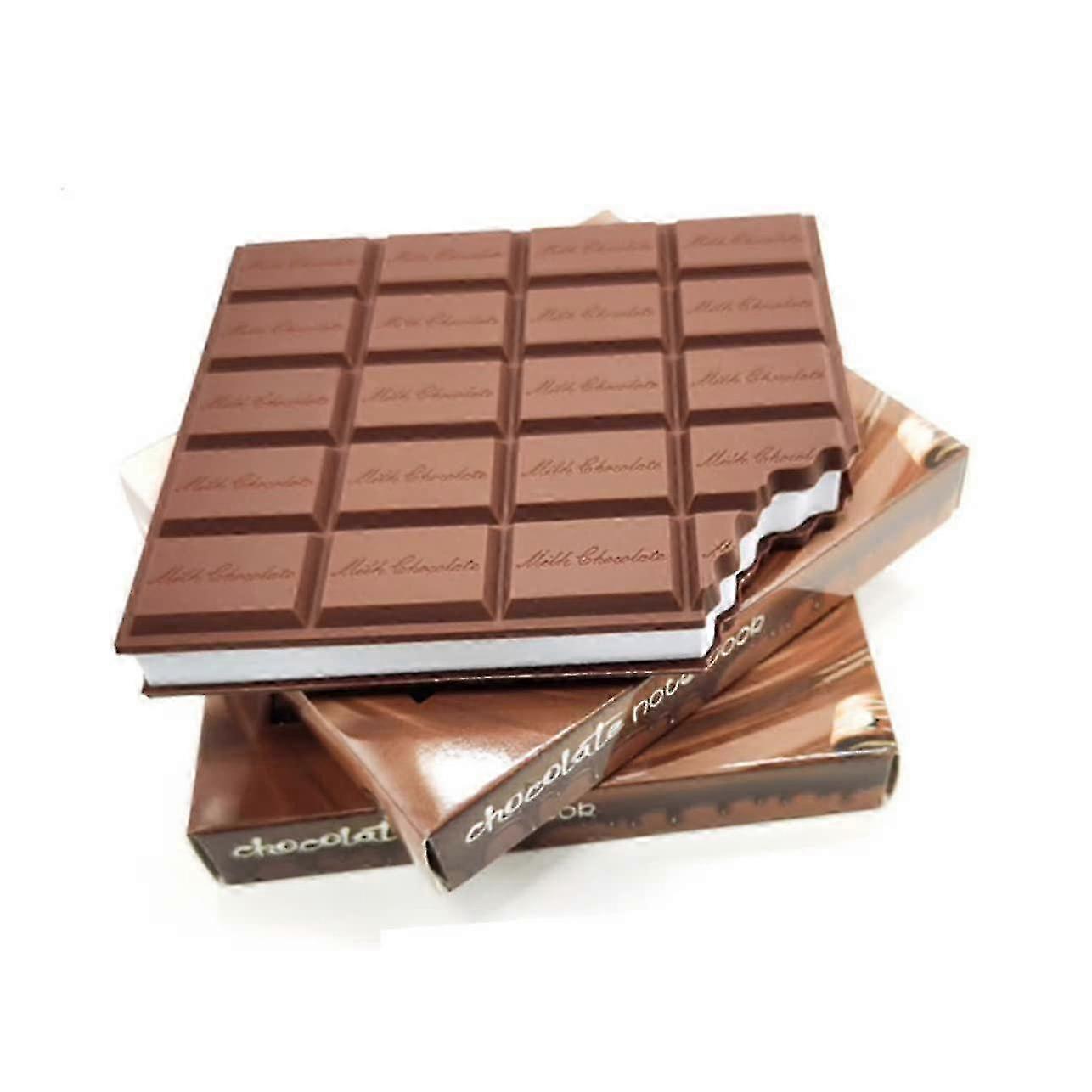 Chocolate Shape Sticky Notes Office Items for Walls Doors Monitors Empty and Creative with Kraft Paper for Smooth Writing for Kitchen and Office