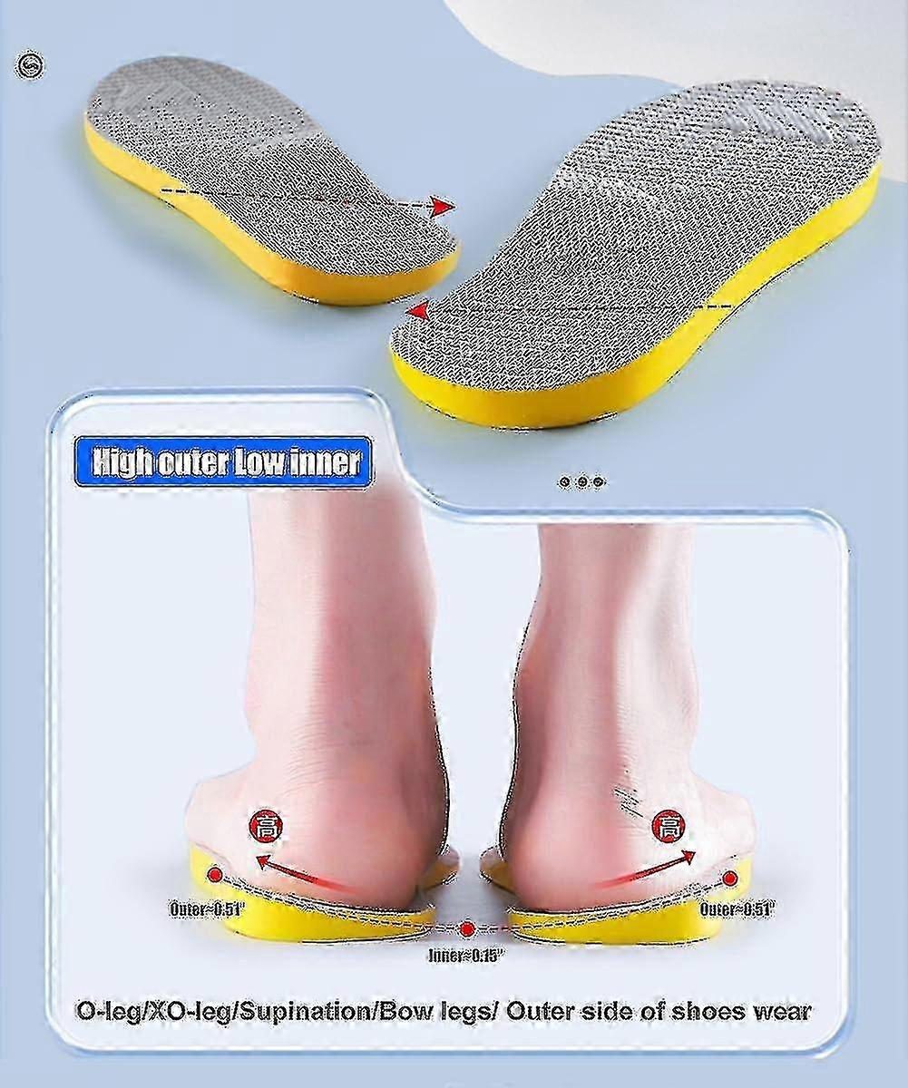 Foot support insoles for over supination - Corrective orthotic inserts