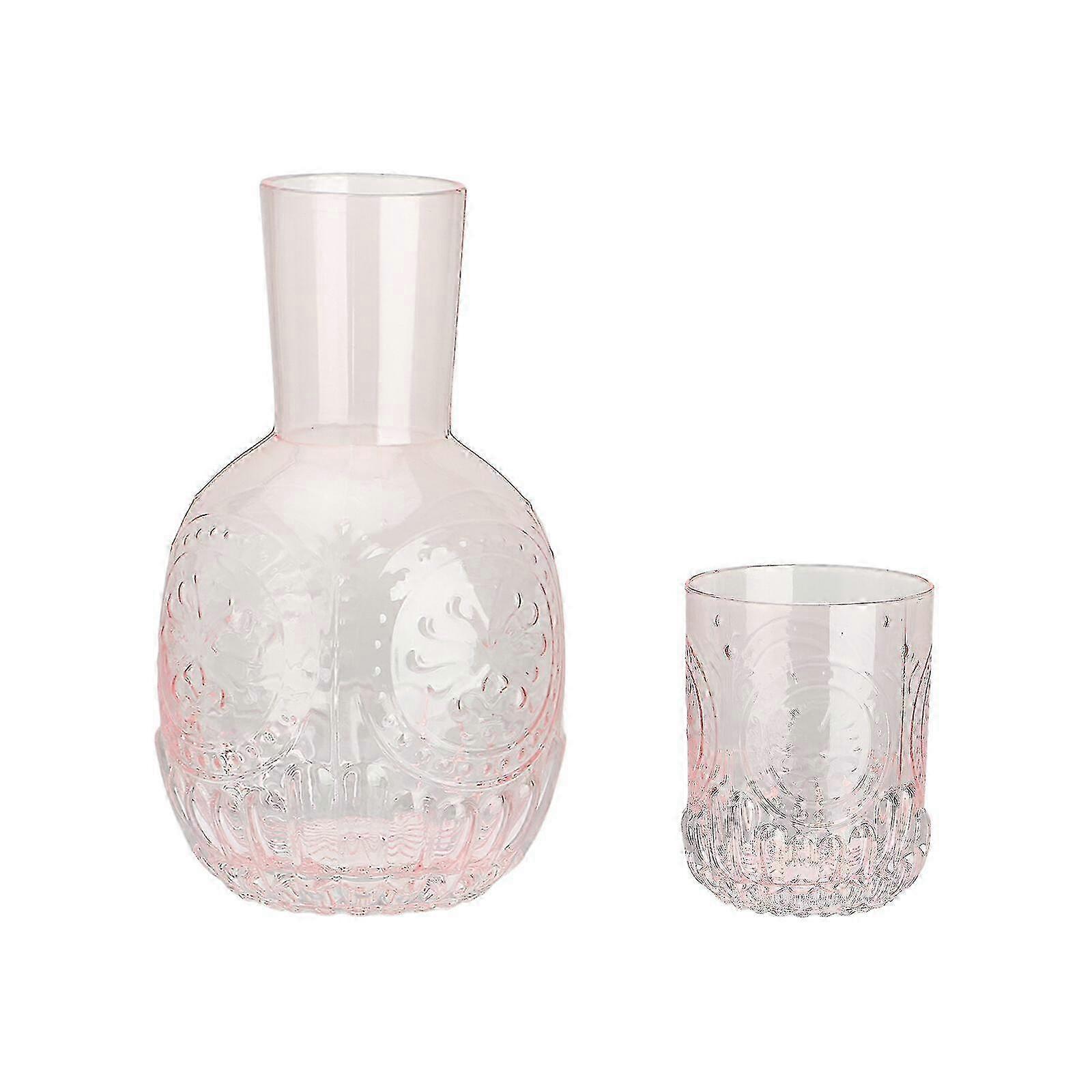 European Style Bedside Carafe With Matching Drinking Glass Lid