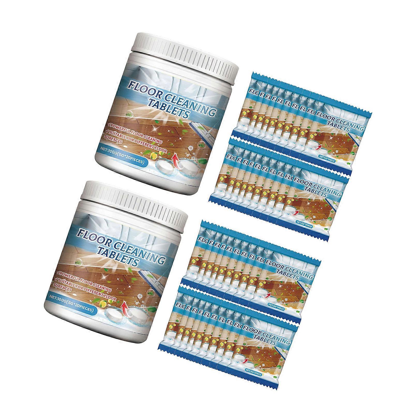 Effective Floor Cleanings Tablets Professional Effervescent Tablets Remove Stains Polishing and Enhances Brightnesses Multicolor