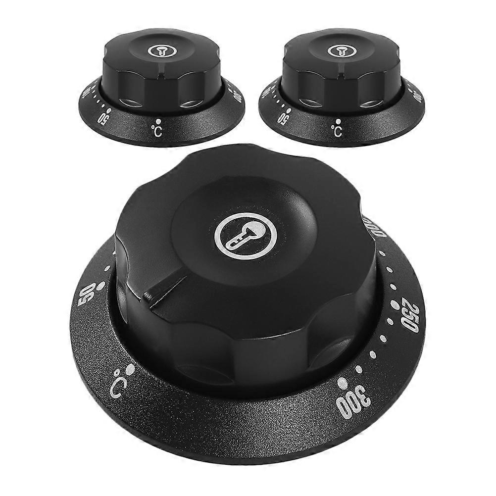 Stove Control Knob Cover for Temperature Adjustment 3Pcs Oven Replacement
