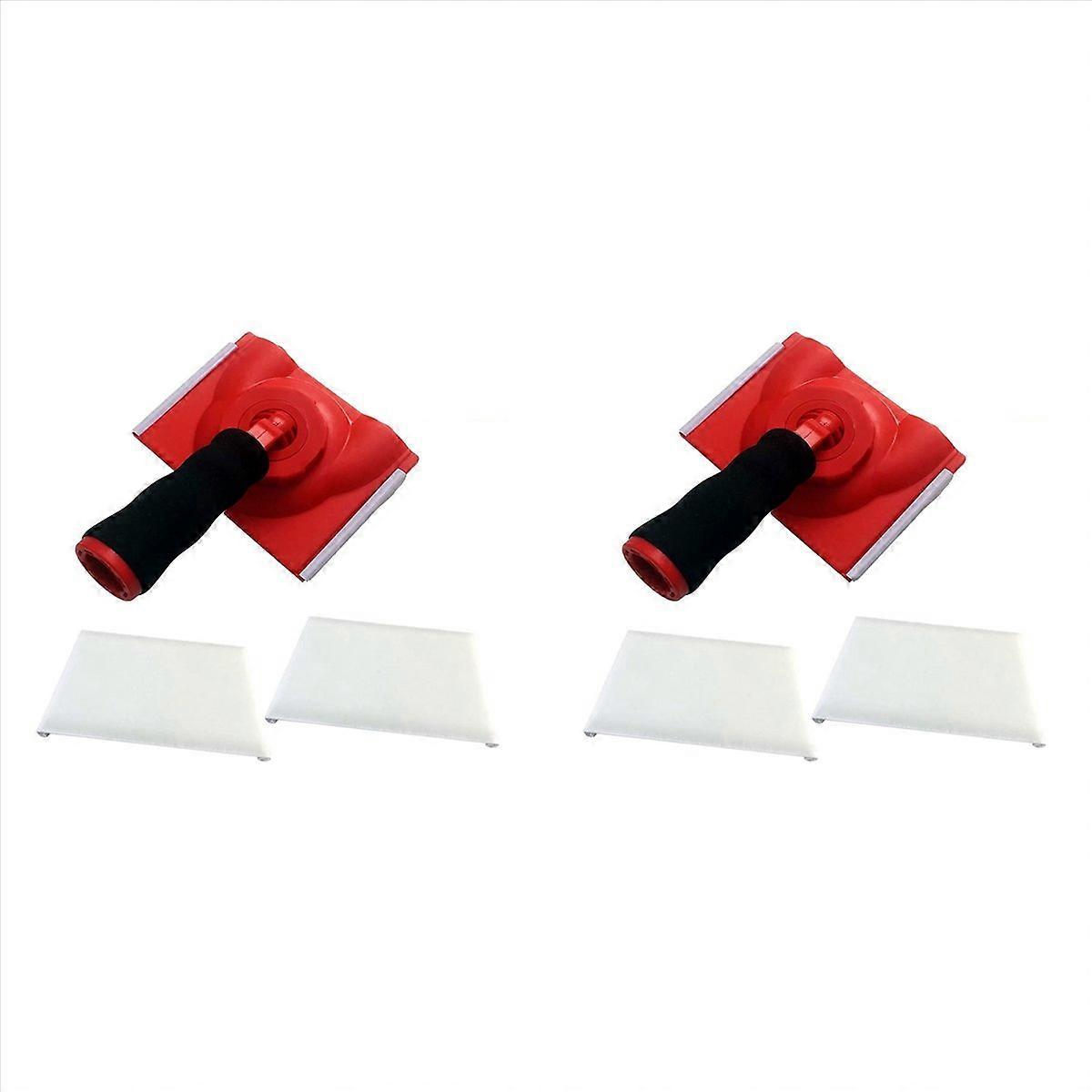 2X Latex Paint Edger Brushes Multifunctional Wall Ceiling Corner Painting Brush Color Separator Trim