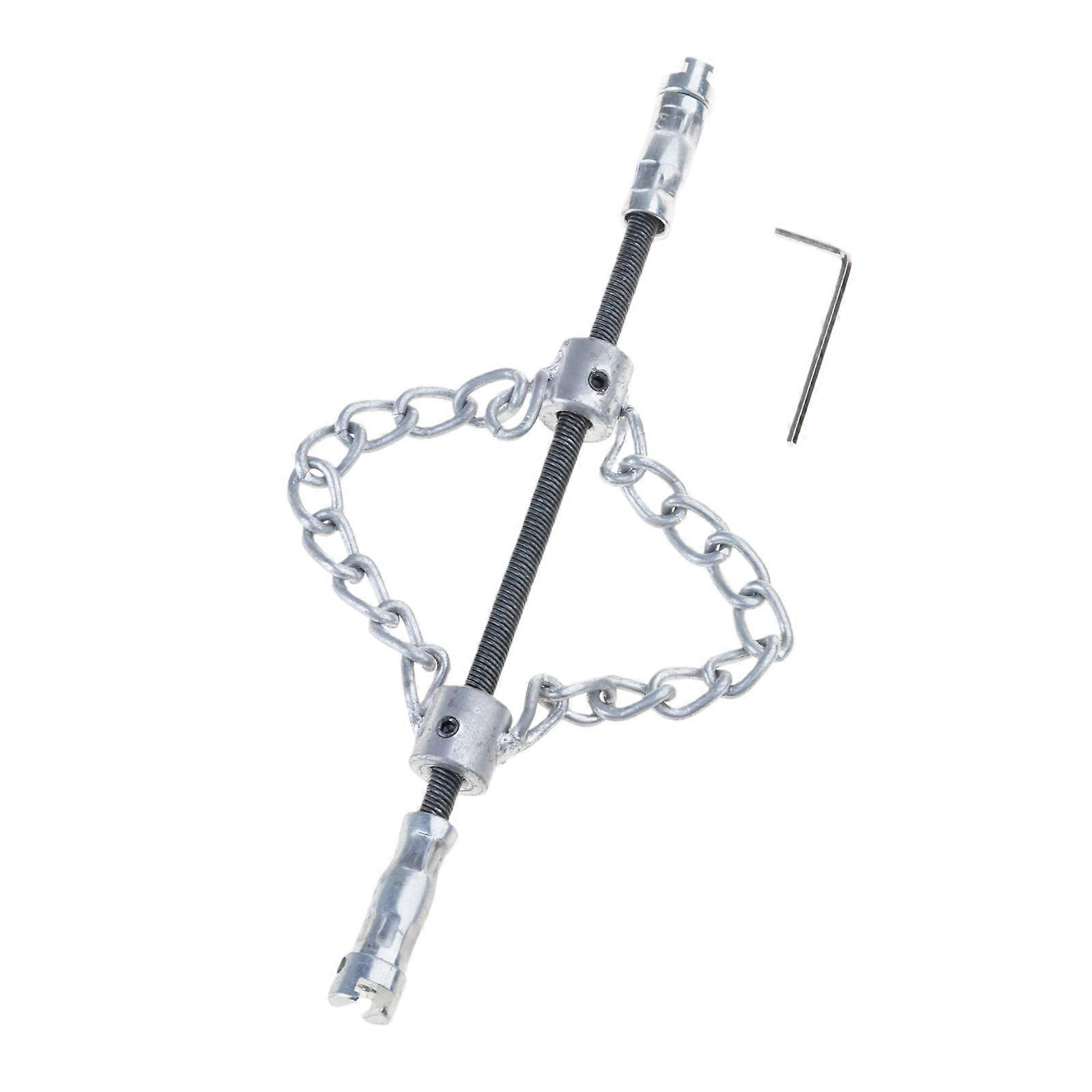 Multipurpose Drain Maintenance Tool Flexible Corrosion Resistant Chain System With Ergonomic Handle For Easy Operation Multicolor