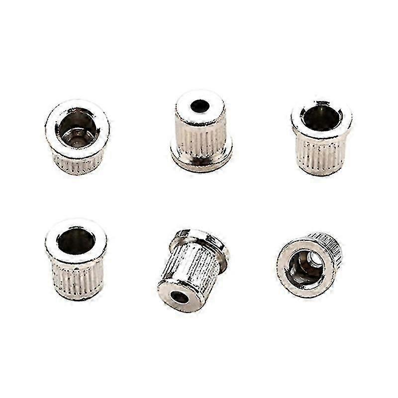 6 Pcs Top Mounting String Ferrules for Electric Guitar Replacement Parts szrh21