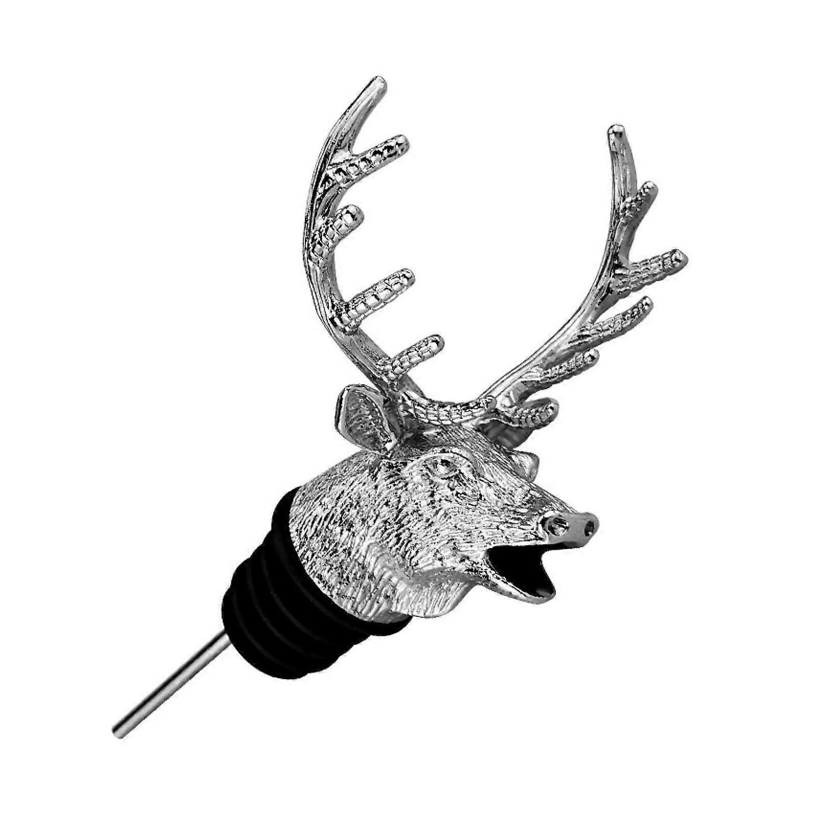 Deer Head Wine Aerator and Pourer for Red Wine Decanting Enhances Flavor at Home or Bar