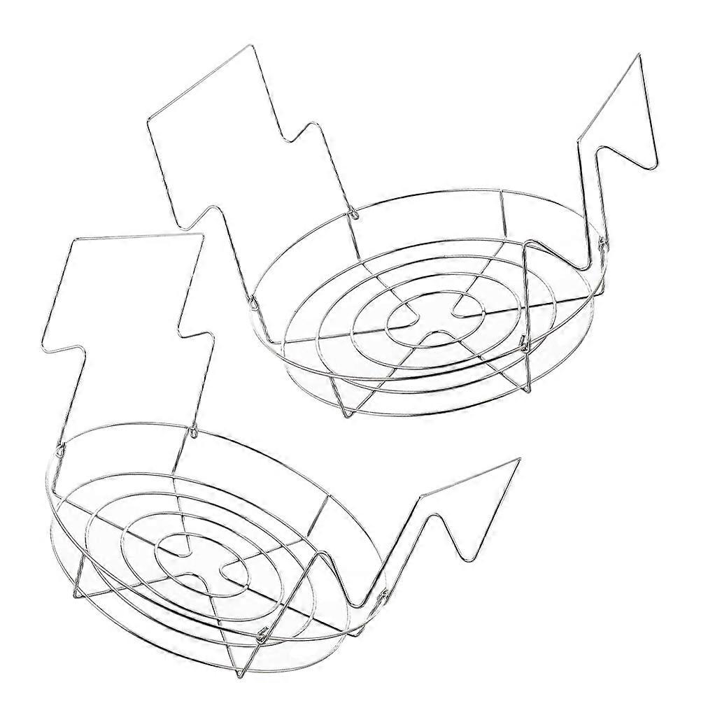 Multi-Functional Canning Rack Stainless Steel Rack 2Pcs for Kitchen Use