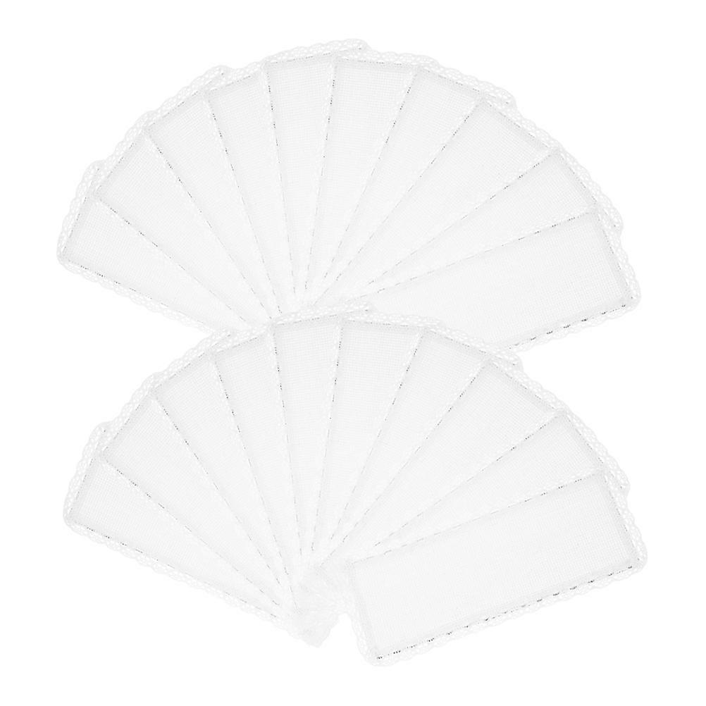 Fabric Sewing Bookmarks DIY Bookmarks Cross Stitch Bookmark Making Kit 20Pcs