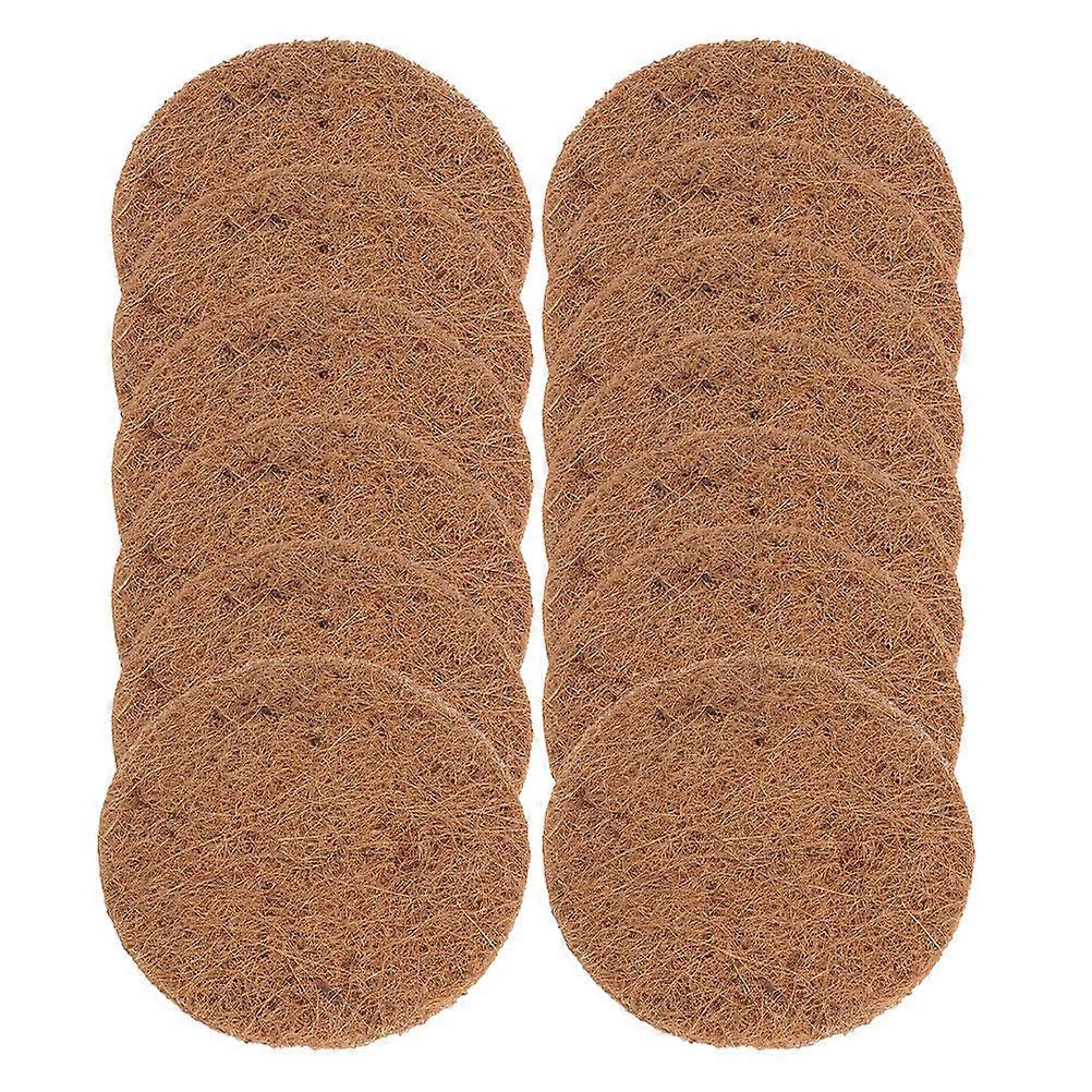 12Pcs Coconut Fiber Leakproof Soil Pad for Pets Multi-Functional Nest Mat