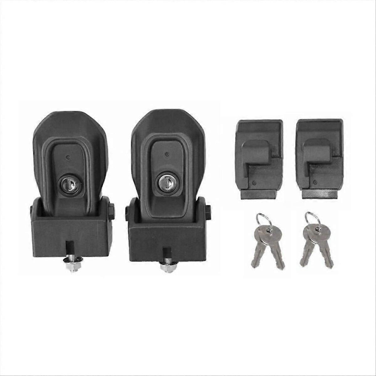 1 Set Car Hood Latch Lock Kit With Lock Key For 