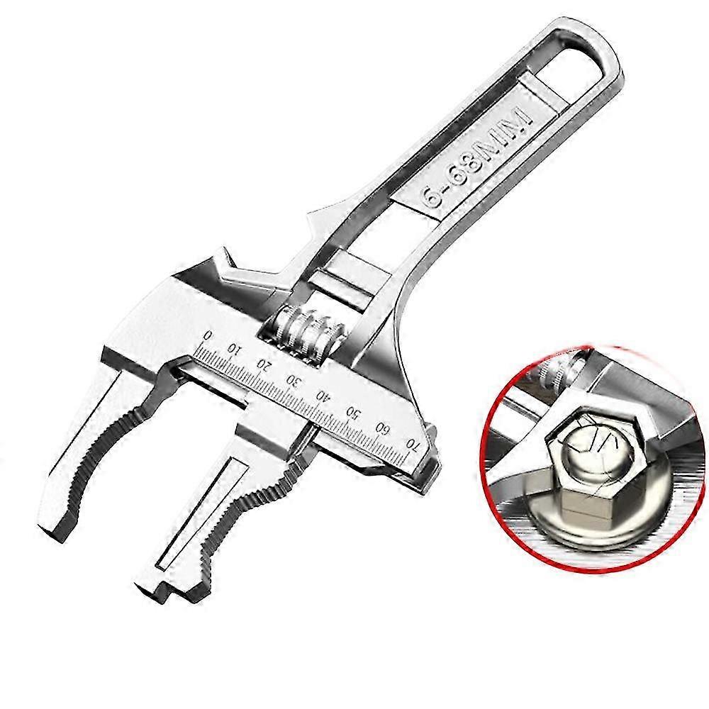 Kostumere Reversible Sink Wrench with 6-68mm Jaw Opening Multifunctional Tool