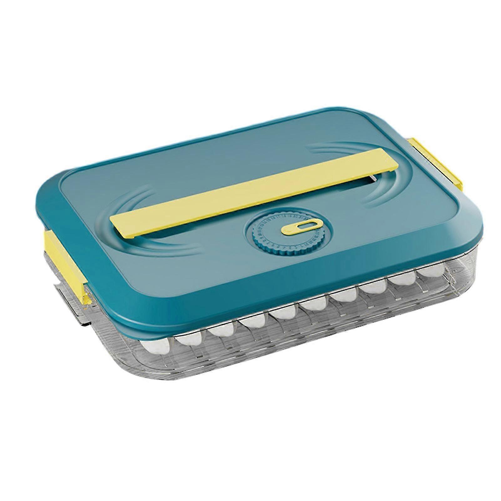 Ruimtebesparende dumpling organizer met tijdfunctie