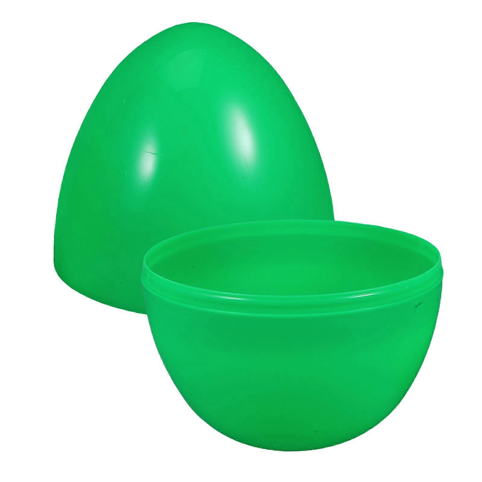 Green Faux Plastic Easter Egg Holder for Party Decoration