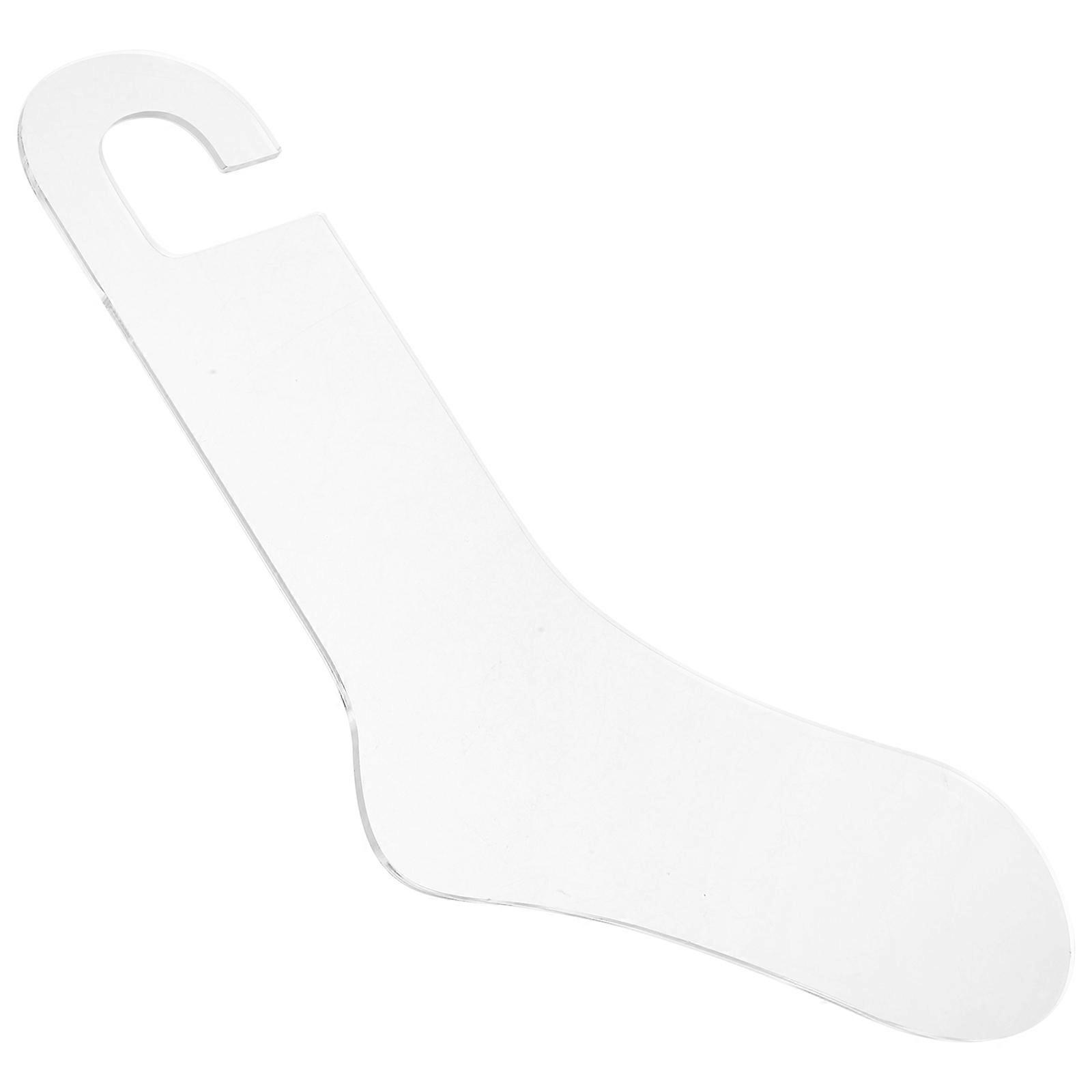 Handmade Knitting Transparent Sock Blockers Acrylic Tool for Display