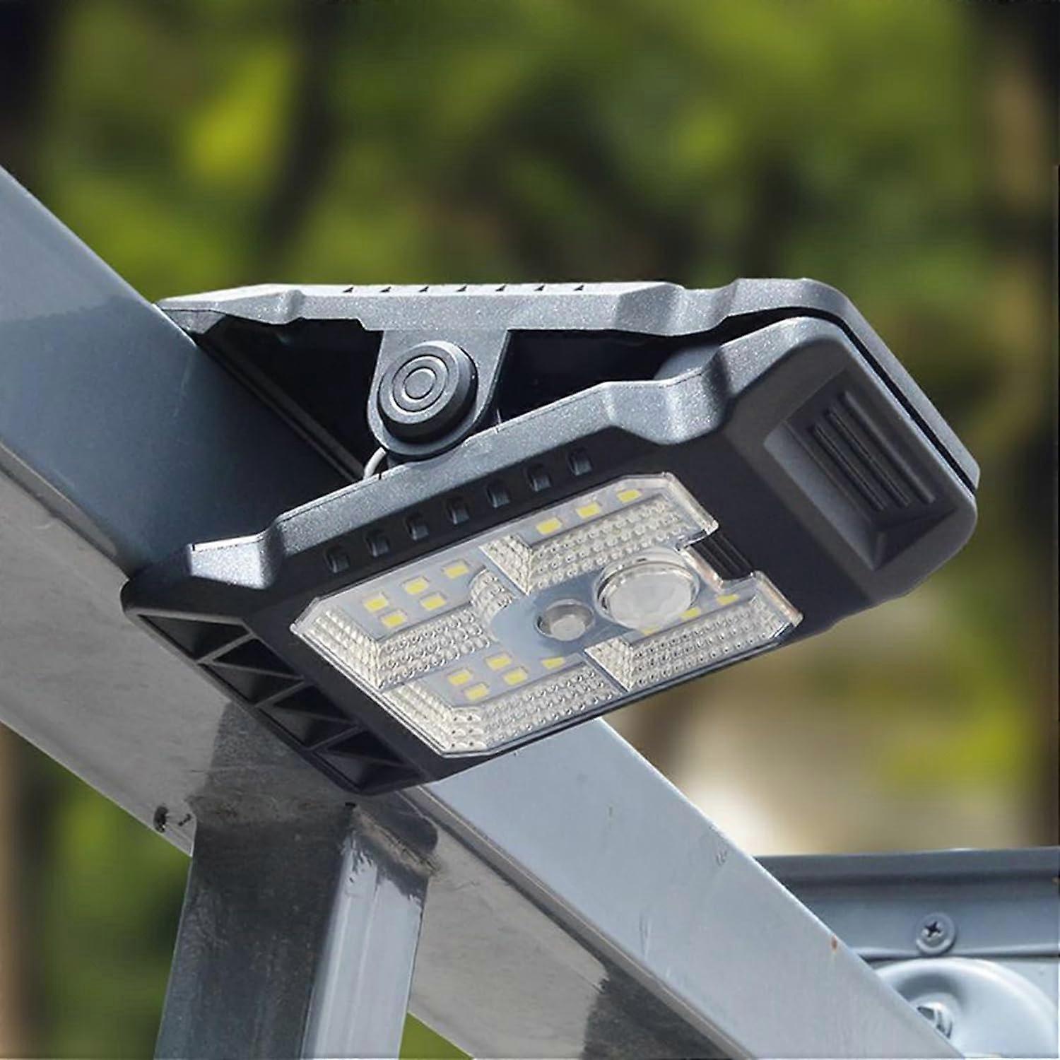 Clip On Fence Solar Lights Motion Sensor  Portable Outdoor LED Lighting Model For Fence Gate Garden Garage