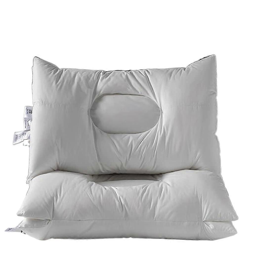 Luxury Quilted Pillow for Neck and Head Support, Soft Even Fill, Machine Washable, 68x42cm