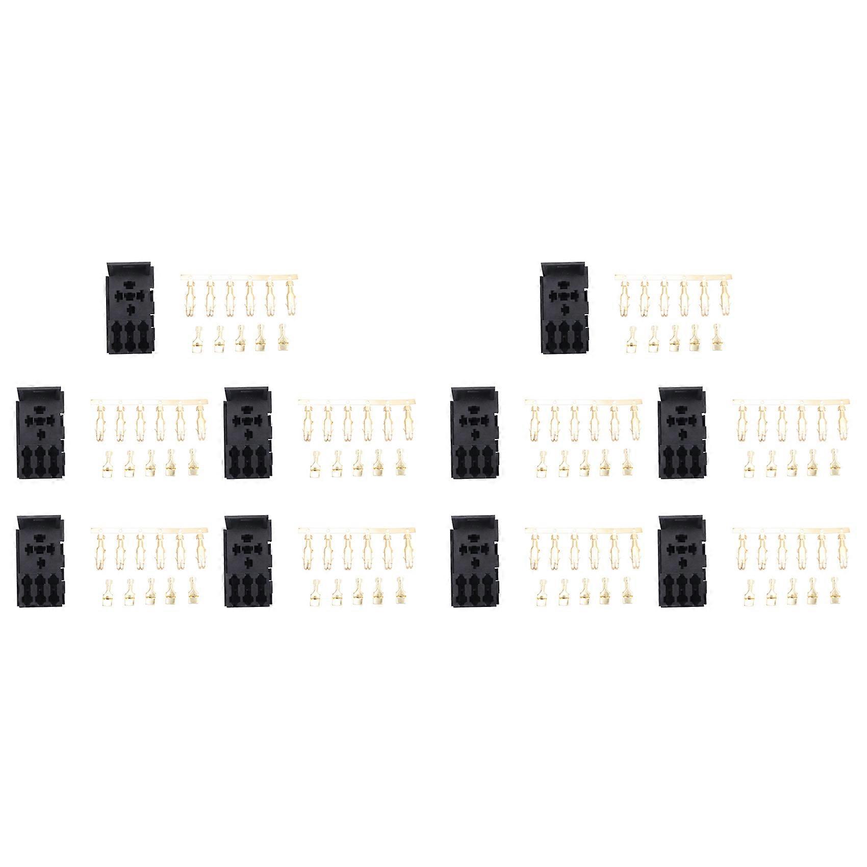 10X for Car Rv Yacht Relay & 3 Fuse Base Kit - 4, 5 Pin & Flasher Relays Ato Fuses Holder Socket Box