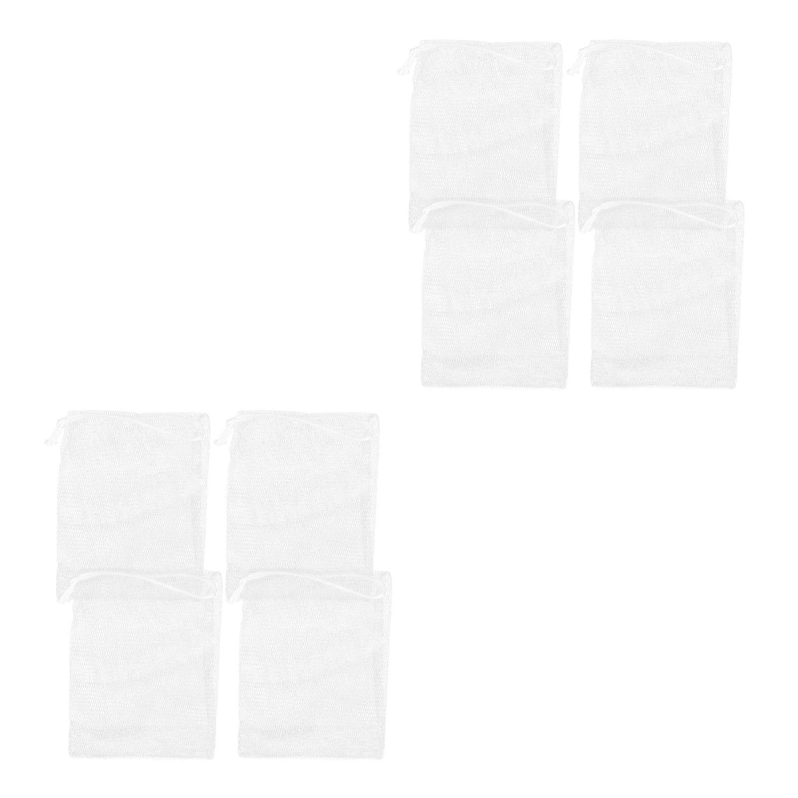 Exfoliating Soap for Body Cleaning 8Pcs Transparent Net